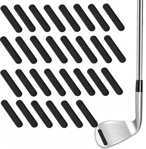 30PCS Golf Weighted Lead Tapes Self Adhesive Golf Lead Tape Strips Putter Lead Tape for Pickleball Paddles, Golf Clubs, Tennis Rackets (Black) BangBoom