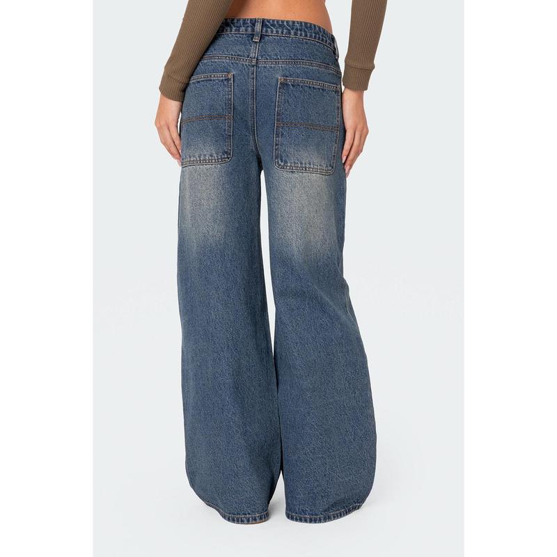 Jakarey Low Rise Baggy Jeans