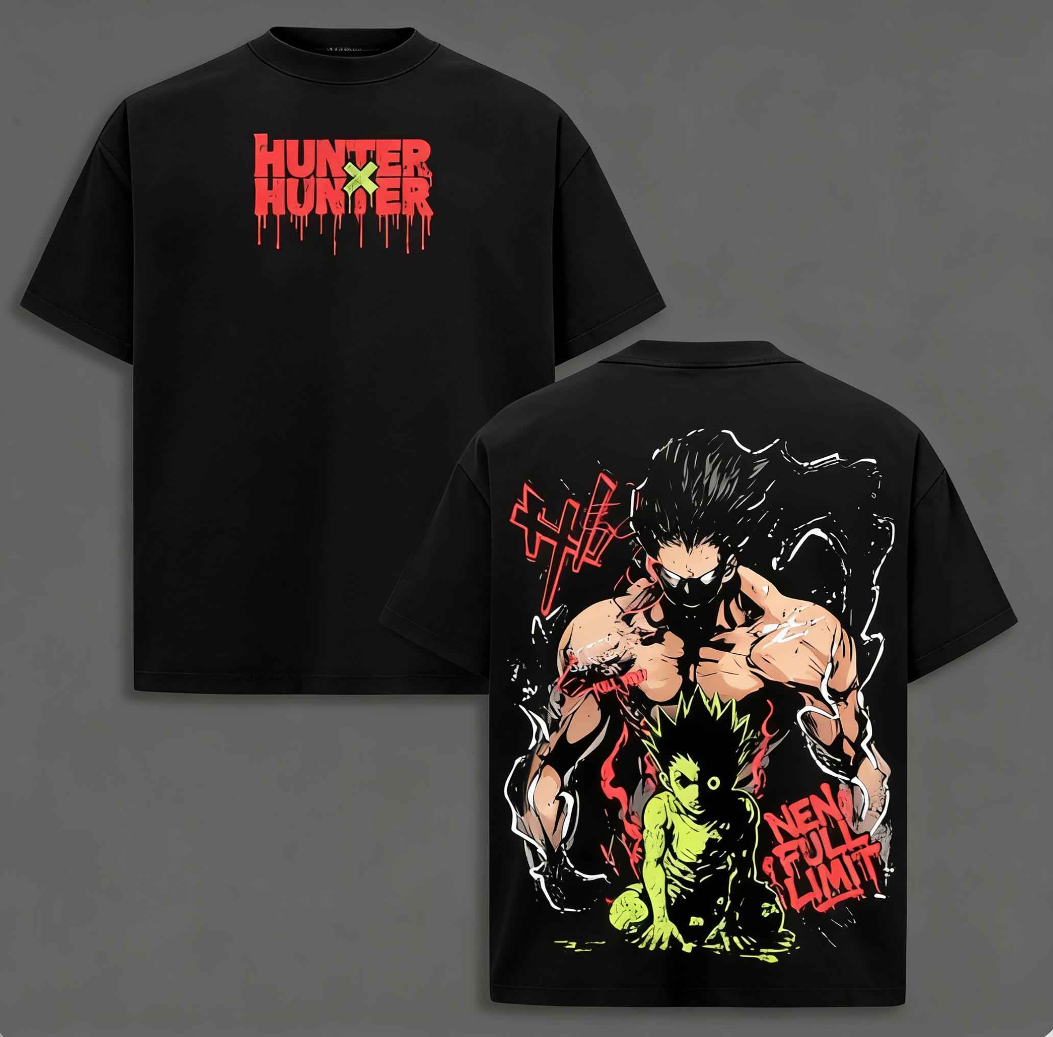 Gon Freecss T-Shirt Hunter x Hunter Graphic Anime Tee Oversized Acid Washed Soft Cotton Shirt Anime Streetwear Casual Menswear Unisex Summer Clothing Gift for Anime Fans，Hunter x Hunter anime merchandise funny graphic tee men’s trendy t-shirts deals