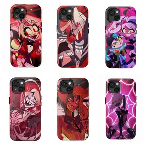 Hazbin Hotel-themed phone cases Trendy Movie Tough Phone Case Compatible for iPhone 17Air 16Promax 15 14 13 12 11 and for Samsung S21-S25 Perfect Gift for Movie Fans Women Men iphone pro
