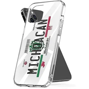 Phone Case Michoacan Cover Shockproof Accessories Effect Transparent Compatible with iPhone SE 7 8 X XR 11 12 13 14 15 16 Plus Mini Pro Max Samsung Galaxy Note S9 S10 S20 S21 Ultra Plus Smartphone Protective