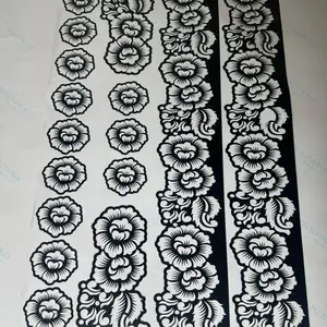 Henna Stencils Complete Set, Unique Palm, Ft & Fingers Designs for Temporary Henna Tattoos & Temporary Art, Suitable for Weddings, Festivals