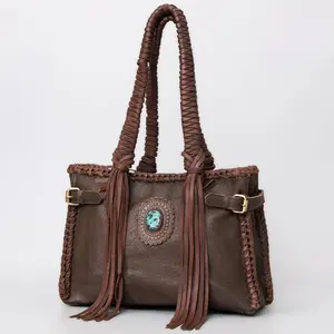 American Darling Tote Full Grain Genuine Leather Western Women Bag | Handbag Purse for Cute