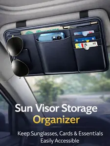 Car Sun Visor Storage Organizer
