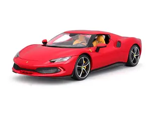 Ferrari 296 GTB – Red (Race & Play) Diecast 1:18 Scale Model - Bburago 16018RD