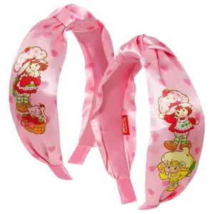 Strawberry Shortcake Knotted Headband