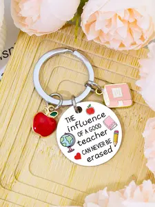 Teacher Appreciation Gift, Back-To-School Gift, Personalized Keychain, Retirement Gift, Graduation Gift, Christmas, Thanksgiving, Birthday Gift, Stainless Steel Keychain