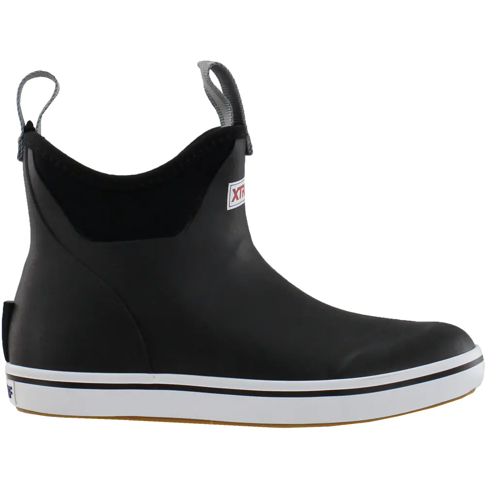 Xtratuf Womens Ankle Deck Pull On Casual Boots Ankle - Black