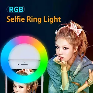Selfie Ring Light - Colorful Light for Smartphones - Ideal for Selfies and Photography Cellphone