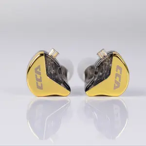 CCA CRA+ In-Ear Monitor Headphones, Patented Ultra-Thin Diaphragm Dynamic Driver, Clear Sound, Deep Bass, Wired Detachable Cable