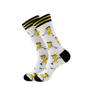 Banana White Socks
