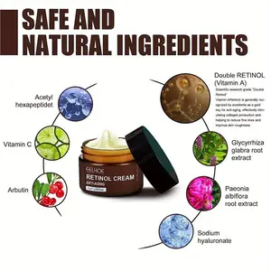 Retinol Anti-Aging Wrinkle Firming Cream, EELHOE Retinol Cream, Anti-Aging With Hyaluronic Acid And Vitamins (2PCS)