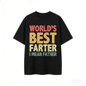 World's Best Farter I Mean Father T-shirt, Fathers Day Gift, Funny Dad Joke Tshirt, Gift for Him, Birthday Present for Dad, Fart Loading Tee