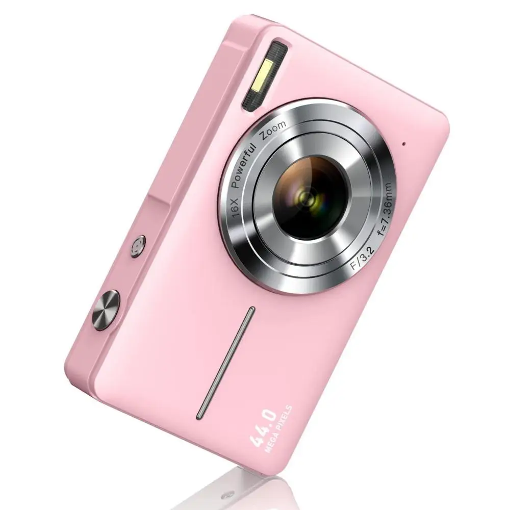 Digital Camera, FHD 1080P Camera for Kids, Digital Point and Shoot Camera with 16X Zoom, Anti Shake Compact Small Camera for Boys Girls Kids