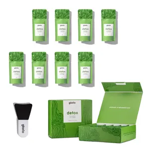 Glorio Detox Clay Masks (3.2 oz with Applicator), for Unclogging Pores & Blackheads, Face Mask Skin Care for Oily, Combo, & Acne-Prone Skin, Facial Care for Men & Women, Skincare Products for Face