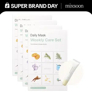 [mixsoon Official Shop] 4-Week Skin Reset Set - Daily Moisturizer Balm, Hydrating Face Mask for Skin Renewal