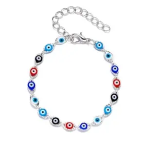 B47- Turkish Evil Eyes bracelet For Women!