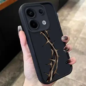 1 Piece X6 Three pieces of wood Comfortable feel Cover Designed For Poco X6 Featuring Lightweight For Casual