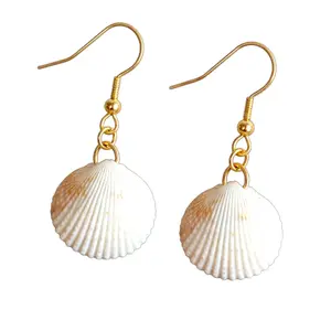 Sea Scallop Shell Earrings