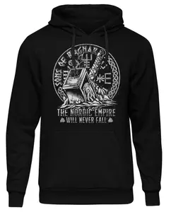Sons of Ragnar Nordic Empire Hoodie, Viking Norse Mythology Odin Thor Viking Gift