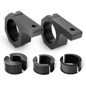 Mounting Bracket Kit LED Off Road Light Horizontal Bar Tube Clamp Roof Roll Cage Holder