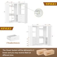 Corner+Large-Drawer Closet