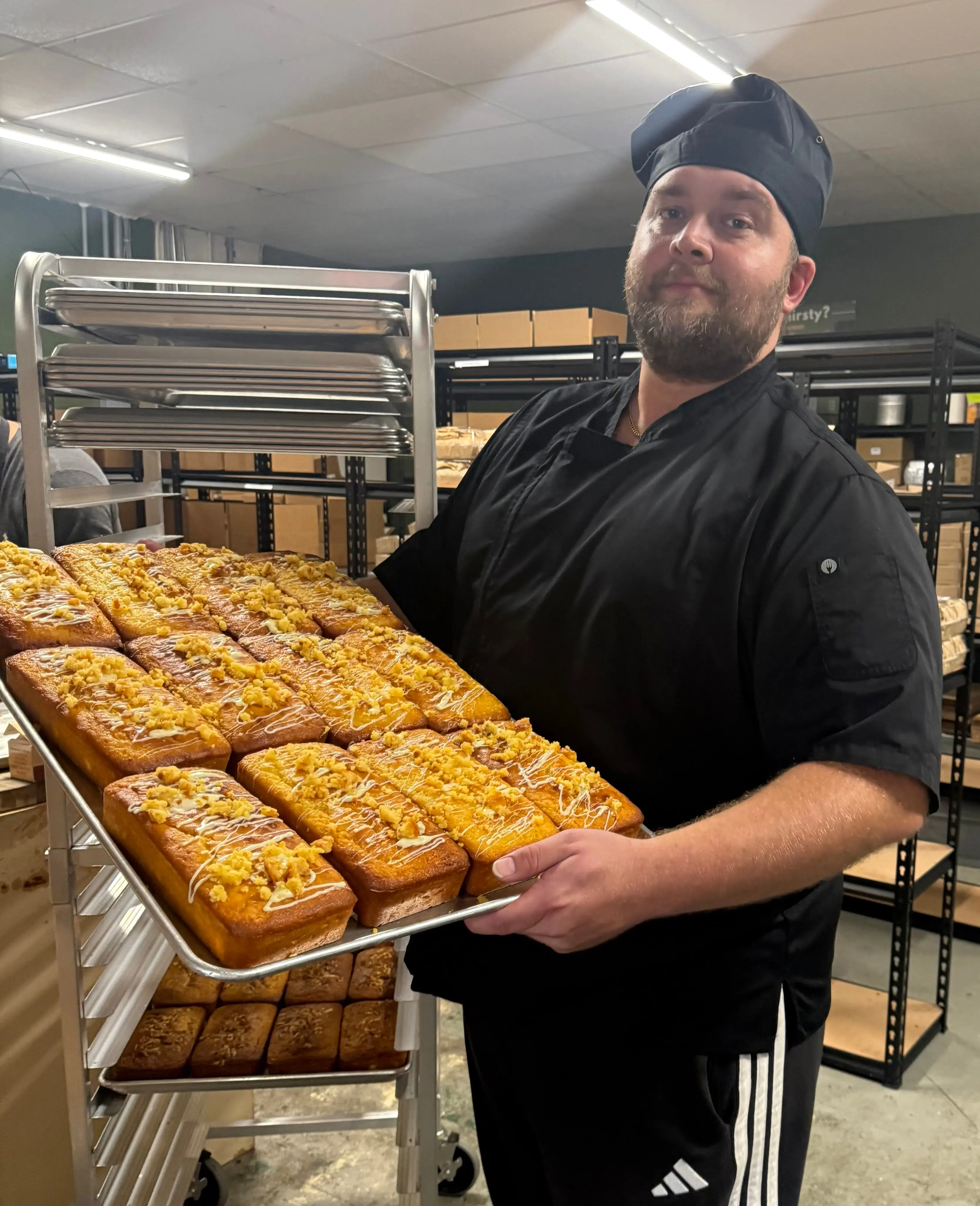 No Sugar Added Low Carb Keto Gluten Free Pound Cake Loaf Dessert Food - 1-2 Net Carbs per Slice