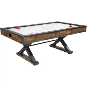 VEVOR 84 Air Hockey Table, Indoor Arcade Table Gaming Set with 2 Pushers, 2 Pucks, Electronic Scorer, X-Shaped Legs High-Powered Blower, Air Powered Hockey Game Table for Family Game Room OfficeVEVOR Super Brand Day