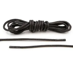 Black Waxed Dress Shoelaces Black Waxed Dress Shoelaces
