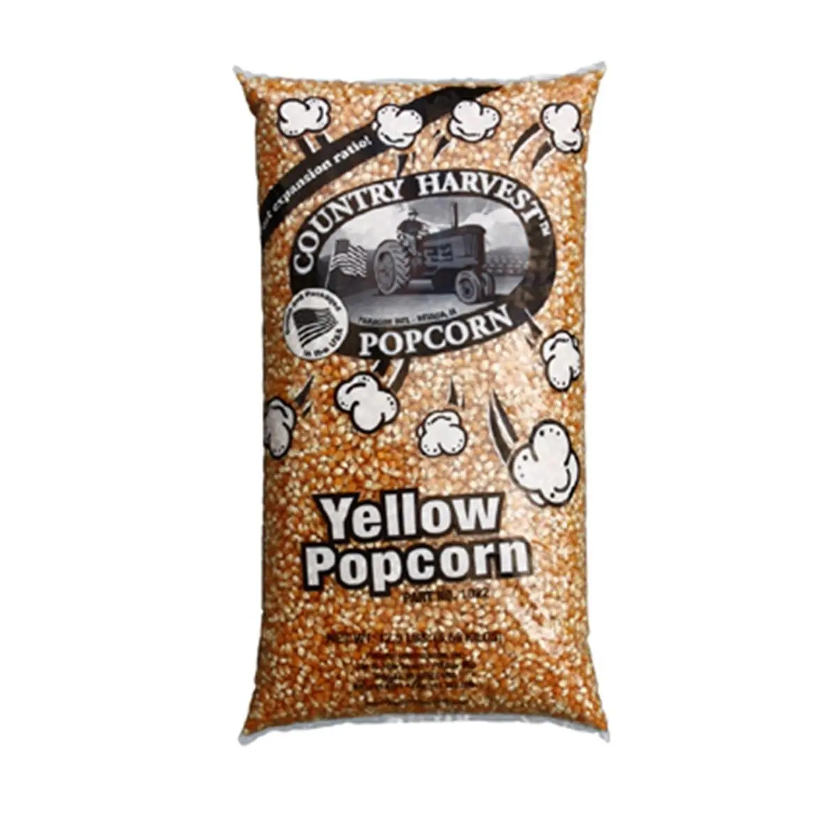 Paragon Country Harvest Bulk Yellow Corn Snack - Crispy, Made with Coconut & Canola Oil, 50 lbs Bag