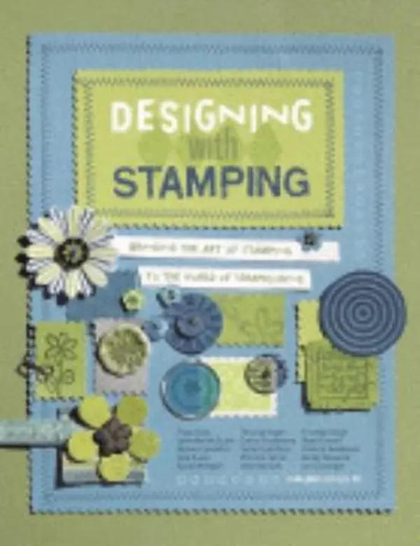 Used Paperback Book - Designing with Stamping: Bringing Stamping Art to Scrapbooking Hobbies for Scrapbookers, Stampers - Includes Directions, Techniques - English