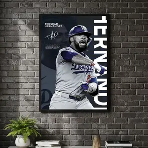 [ SPORT UNFRAMED - SALE UP TO 45% ] Teoscar Hernandez - Elite Series Baseball Sports Poster