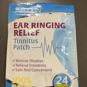 SEFUDUN Tinnitus Patches 24 Pieces per Box, Natural Ingredients, Long Shelf Life, Effective Relief for Ear Noise, Youth-Friendly Non-Flammable Convenient Product