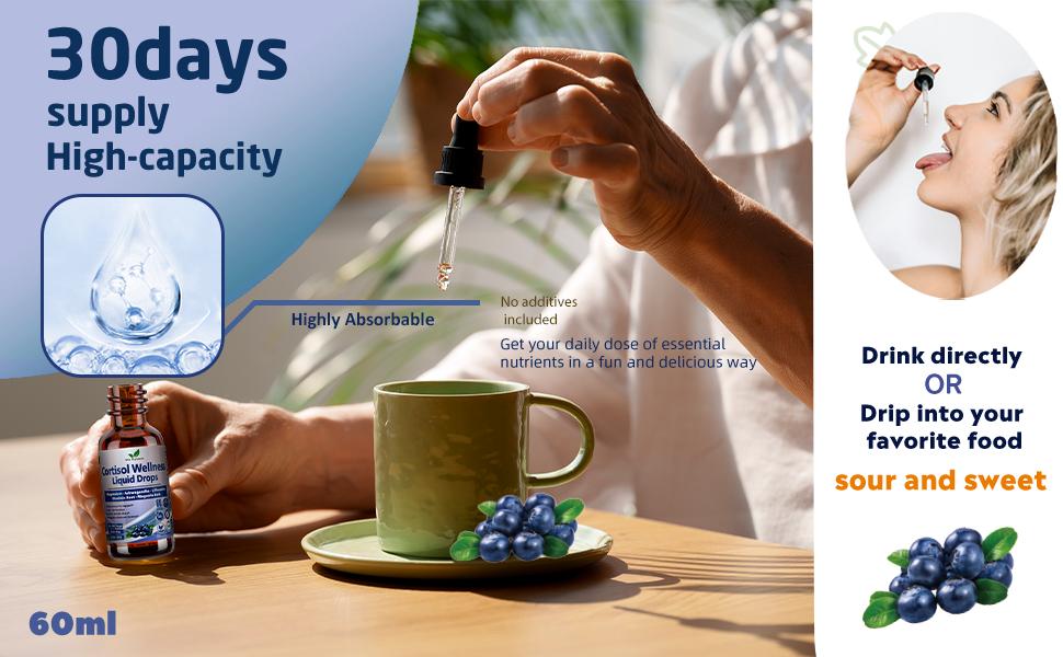 Cortisol Supplement Liquid Drops,cortisol manager, Vitamin B12, 17-in-1 Cortisol Male Detox,ashwagandha,Hormone Balanced for Women,sleep support Cortisol Supplement Liquid Drops,cortisol manager, Vitamin B12, 17-in-1 Cortisol Male Detox,ashwagandha,Hormone Balanced for Women,sleep support