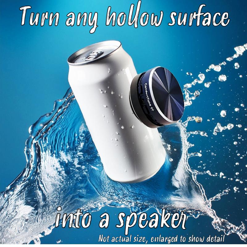 The ConductTune Bone Conduction Speaker Bluetooth 5.3 True Wireless Stereo Compact Audio Device Hollow Surface Portable Gift for Musicians