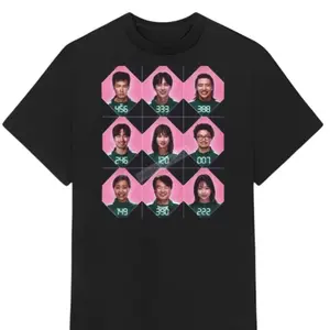 Squid Game 2 Players T-Shirt, Squid Game Season 2 Graphic Tee, Squid Game 2 Players Shirt, Squid Game 2 Contestants Tee, Squid Game 2 Player Design Shirt, Squid Game Season 2 Contestants T-Shirt