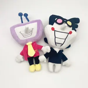 2026 NEw Deltarune Plush Set - Kris Tenna & Spamton Soft Stuffed Dolls, Official Style Christmas Gift for Game Fans Collection