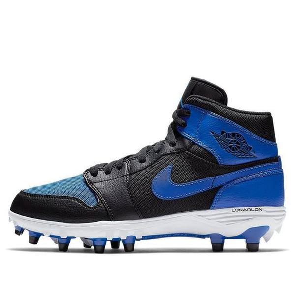 NEW Men's Sz 10 Nike Jordan 1 Mid TD 2019 Baseball Cleat RoyalBlue AR5604-041 FB