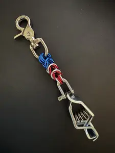 BCWG-HARDLINE Weave Glove Holder with High Quality Clips American Flag Colors Patriotic Design