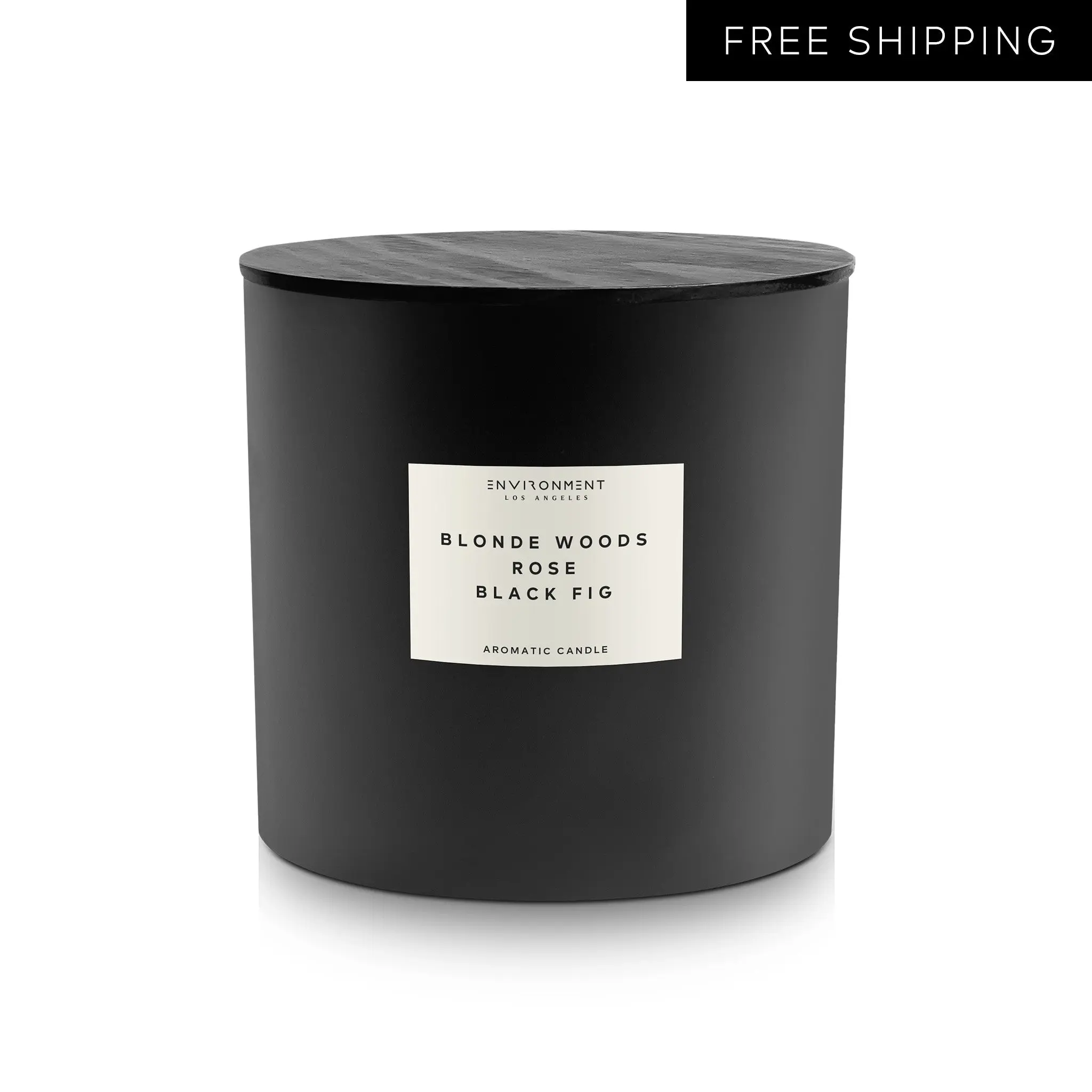 ENVIRONMENT Inspired by 5-Star Hotels EDT Candle, 55oz Luxury Coconut Apricot Wax Candles for Home (Blonde Woods | Rose | Black Fig) Home Fragrance Products, 4 Wick Candle, Vegan & Cruelty-Free