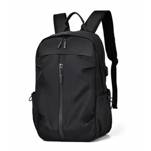Unisex Solid Color Backpack, Multifunctional Backpack, Student Bookbag, Couples Casual Bag, Outdoor Travel Bag, Large Capacity Multi-Layer Storage, Adjustable Shoulder Straps