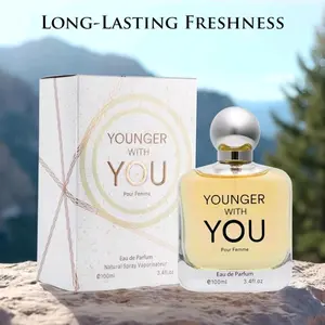 Younger With You for Women Eau De Parfum - Floral & Fruity Scent with Rose & Vanilla Base - Raspberry & Neroli Top - Natural Mild Vegan Cruelty-Free 100ml Bottle