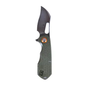 MUCITUP Mini-Ceros Folding Knife 9Cr18MoV G10 2.4oz EDC