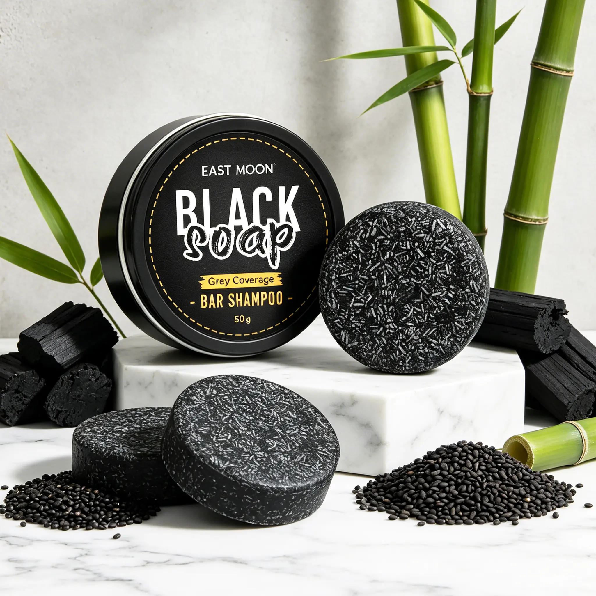 2PCS Men’s Hair Shampoo Soap – Natural Gray Hair Reverse Bar – Deep Cleaning & Nourishing Shampoo Bar for Men – Moisturizing Hair Care, Dark Hair Shine, Soothing & Sustainable Cleansing Solution Conditioner Haircare Glossy Cleanser Haircare Cleanser