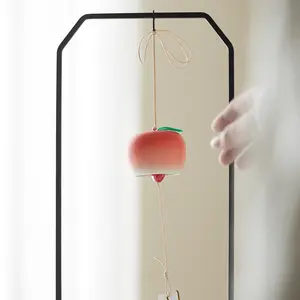Handmade ceramic  wind chime pendant Japanese wind pendant home decoration creative birthday gift