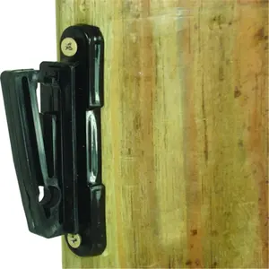 Field Guardian  Wood Post - 2 in. Polytape Nail on Insulator- Black
