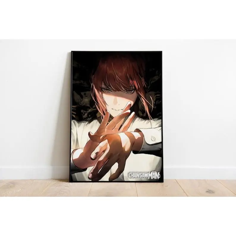 [Up To 50% Off] Chainsaw Man Makima 12x18" Unframed Paper Print Poster Photo - Artistic Home Wall Decor, Kid Room Decoration with Mount Option