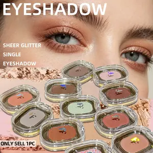 Single-color eyeshadow palette with matte finish, low saturation gray-pink color, gentle and clear, suitable for nude makeup. It can be used as blush for women's cut crease eye makeup, multi-purpose, suitable for daily commuting, parties and music festiva