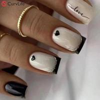 Black and White Hearts