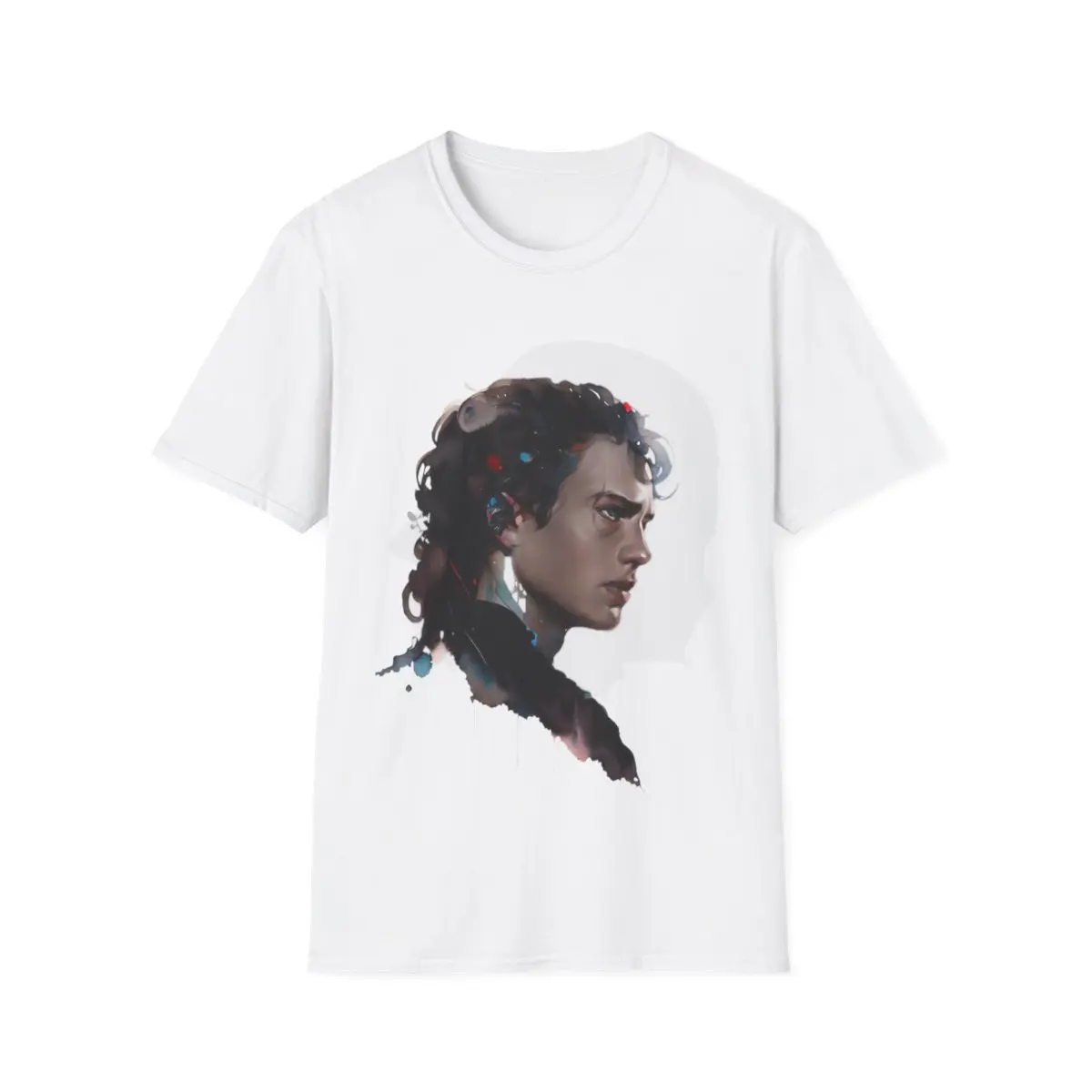 Anakin Skywalker Watercolor Profile Tee - Shadows of a Jedis Destiny